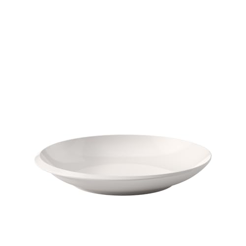 Saladier NewMoon - Villeroy & Boch profond, grande dimension pour soupes et accompagnements, porcelaine de qualité premium, résistant au lave-vaisselle, blanc