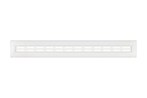 HEXIM Copriradiatore MDF & HDF - Rivestimenti decorativi per radiatori in diverse dimensioni e motivi - Coprire il riscaldatore (Pannello superiore Bianco 90x17 cm)