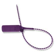 FIRE Extinguisher/Security Suitcase TAG Tamper Seals X 100 (Purple)