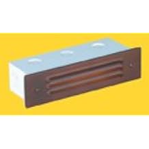 Corona Lighting CL-367-RT 36W Low Voltage Rectangular Louvered Recessed Slip Step Light, Rust - 8" x 3" x 2"
