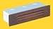 Corona Lighting CL-367-WH 36W Low Voltage Rectangular Louvered Recessed Slip Step Light, White - 8" x 3" x 2"