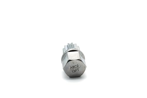 Image of TEMO Abc2 /13Pt Wheel Lock Lugnut Anti-Theft Lug Nut Screw Removal Key Socket S3057 for Vw Audi