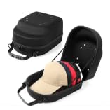 Hat Storage Bag Portable Hard Case Baseball Cap Travel Handbag Sport Cap Storage Carrier Box Display Case Baseball Cap Carrying Organizer