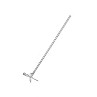 ZCBYBT Rühre Paddellabor Aus Rostfreiem Stahl Drei 4 Blätter  Dispergierpaddel Lüfter Anker Anker Tragbarer Rührstab,A(30/0.6/3cm