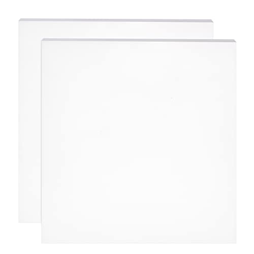 BENECREAT 2 Uds Placa de Lámina de Goma de Silicona Blanca Placa de Junta Resistente A Altas Temperaturas de 250x250x3mm, Utilizado para Hacer Juntas Y Sellos