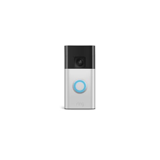 Ring Battery Doorbell (newest model), Home or business security with Head-to-Toe video, Live View with Two-Way Talk, and Motion Detection & Alerts, Satin Nickel
