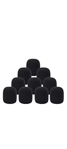 Image of Headset Microphone Pop Filter Cover Replacement for Razer BlackShark V2 / V2 Pro / V2 X / V2 SE Gaming Headset Microphone Windscreen Mic Foam Cover (10 Pack)