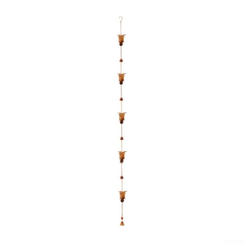 Catena da pioggia rustica in ferro a forma di gufo, per grondaie da cortile, canalizzazione dell'acqua decorativa per esterni per un'estetica migliorata del giardino