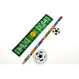 Schnooridoo 1 x Fußball Schreibset 4-teilig EM WM Schule Mitgebsel Kindergeburtstag Give Away Tombola
