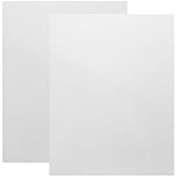 Sewroro 2 Stück Sublimations Aluminiumrohlinge 30X40cm Weiß Bruchfestes Metall Sublimationsplatten für Foto und Schilderdruck Selbstgemacht Thermotransferdruck für Zuhause und Büro