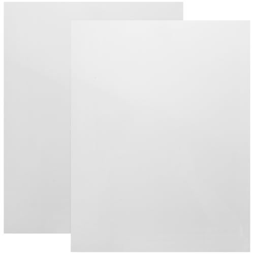 TOYANDONA Lot de 2 plaques en aluminium par sublimation - Blanches - Pour impression photo DIY -...