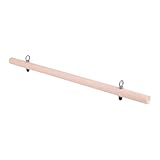 Lljsszr Resistance Bar Pilates Roll Down Bar with Wooden Exercise Pole for