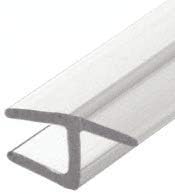 CRL Polycarbonate "h" Jamb 180 Degree for 1/2" Glass by CR Laurence