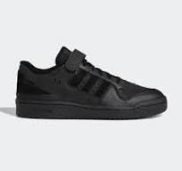 adidas Forum Low Triple Black - HQ6807 Size 122
