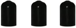 Bartender Gear Free Flow Pour Spouts Stainless Steel Liquor Wine Olive Oil Bottle Pourers with Dust Caps - Cork is 27mm [approx 1 inch] in diameter Fit Most Half Gallon & 1.75 Liter Liquor Bottles (3)