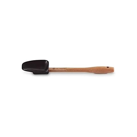 LE CREUSET Espátula cuchara mini Bijou, Negro Onyx Cover