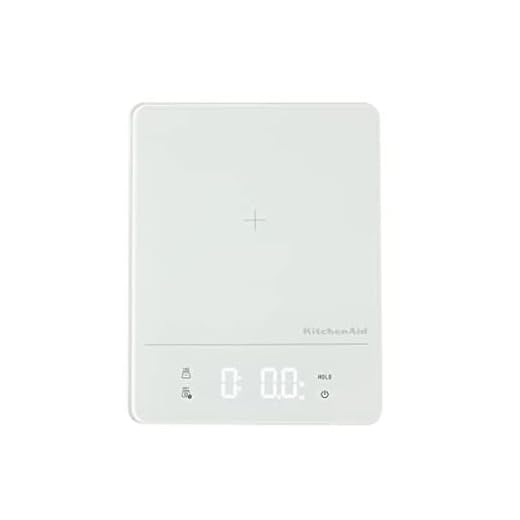 Balança Digital de Cozinha KitchenAid, 5 kg, Branca KQ913