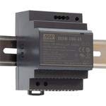 MEAN WELL HDR-100-15N Non LPS Ultra Slim Step Shape 4SU DIN Rail Power Supply, 15 Volt, 6.5 Amp, 97.5 Watt