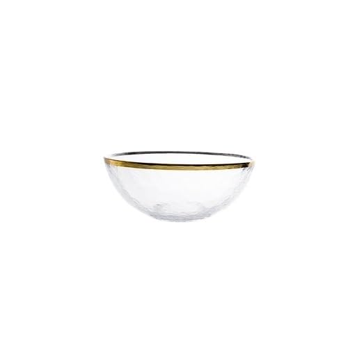 Grand bol en verre résistant pour soupe de nouilles et présentation saine