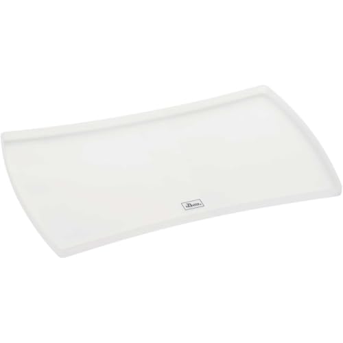 HUNTER Napfunterlage SELECTION, zum Bodenschutz, lebensmittelgeeignetes Silikon, erhöhter Rand, flexibel & formstabil, rutschemmend, pflegeleicht, Farbe: transparent, Größe: M