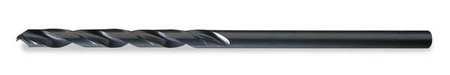 Extension Drill, 1/4x12 in, HSS, Blk Oxide