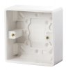Click CMA083 1 Gang 35mm Deep Pattress Box - Metal - Not Water Resistant - Includes Installation Screws