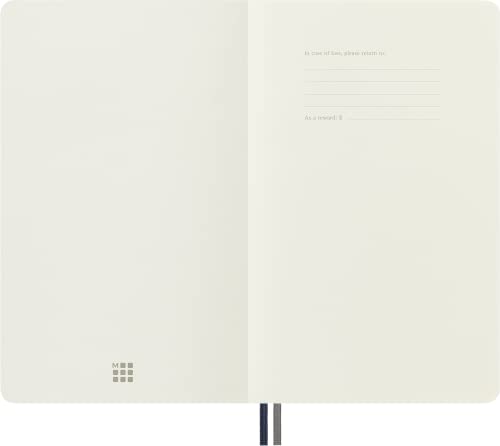 Carnet de notes Moleskine classique grand format souple bleu 400p - 5