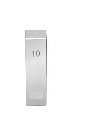Calibre de bloque, Pie De Rey Precisión, Bloque Medición, Acero, Cuadrado, Micrómetro,Accesorios para carpintería(10mm)