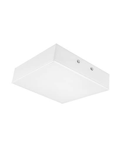 Plafonnier LED LEDVANCE blanc chaud Lunive Quadro luminaire intérieur carré 20cm