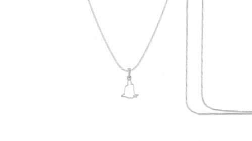 Pendentif Swami Samarth en argent sterling 925 avec chaîne de 55,9 cm pour homme et femme