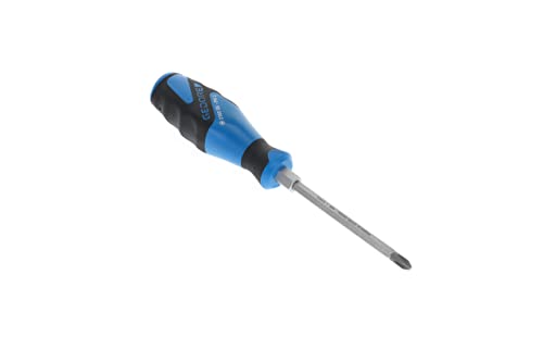 GEDORE Screwdriver Phillips PH0 with striking cap, Screwdriver, 3-component handle, length 205 mm, Tool, 2160SK PH 2 - Image 4