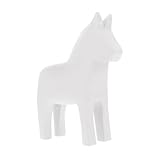 Bois : fabriquée en bois massif, cette pièce décorative présente une texture naturelle et organique, statue de cheval en bois, décoration d'intérieur en statue de cheval