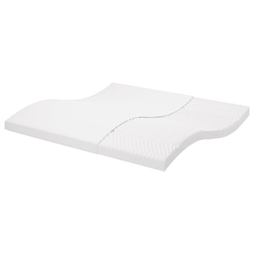 Lumanois Colchón de Espuma de 7 Zonas dureza 20 ILD Blanco 200x200 cm,Mobiliario,Colchones,12.4kg-356359