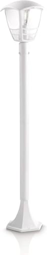 Philips MyGarden lampadaire extérieur LED CREEK Blanc (nécessite 1 ampoule E27 de 60 watts)
