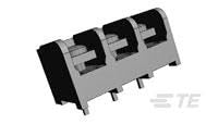 6PCV-03-006, Conn Barrier Strip 3 POS 9.53mm Solder ST Thru-Hole 25A/Contact (25 Items)