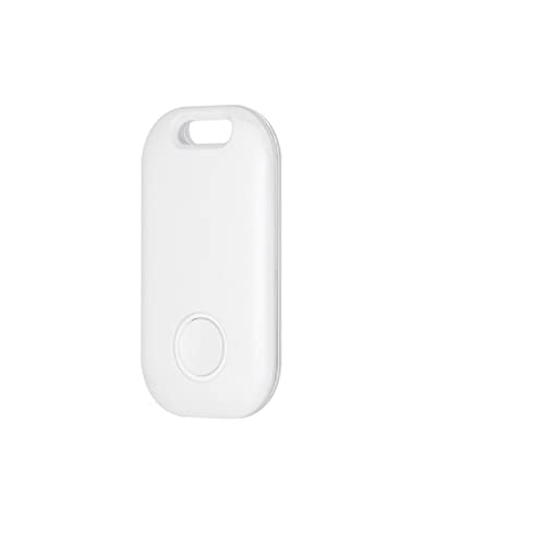 DoHome Mini localisateur d'objets fonctionne avec l'application Apple Find My (uniquement pour iOS) Localisateur d'objets pour trouver vos clés, bagages et plus encore, portée de 80 m, blanc 1 paquet