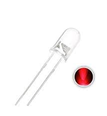 Luvik Pack Of 1000 Red Color L.E.D (Light Emitting Diode) 5mm 1000Pcs Red Color 3 Volt