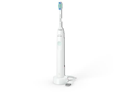 Philips Sonicare Rechargeable Electric Toothbrush 1100 Series White HX3641/01 Certified UAE 3 Pin