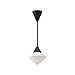 Alora Mood PD537508MBOP Nora Pendant, Matte Black/Opal Matte Glass