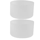 WHAMVOX Manicotti Protettivi in Silicone Trasparente 2 Pezzi per Bottiglie D’Acqua Copribottiglia Antiscivolo e Resistente all’Usura Accessori per Borracce Sportive e Uso Domestico