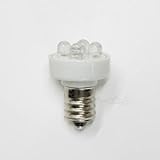 表示灯用発光ダイオード(LED電球) 火災報知器･非常警報用･消火栓用 AC/DC正逆共用 24V E12口金 発光色赤 LE-12R 24VPBR