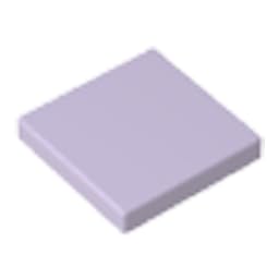Gobricks 3068 Foundation Plate Tile 2x2 with Groove 50 Pieces GDS-561 Compatible with Lego Building Blocks Color:pink purple โ image 1