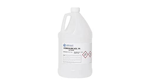 Hydrochloric Acid 31%, Lab Grade 1 Gallon
