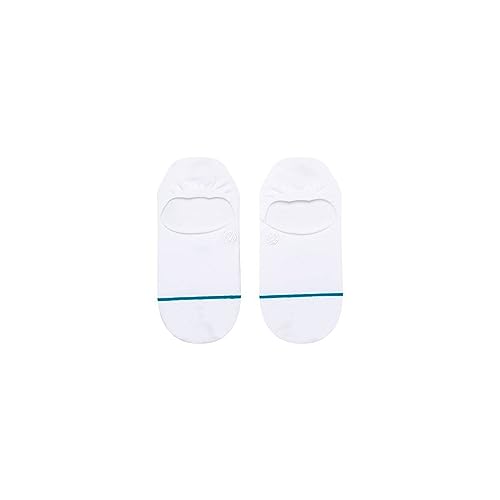 Stance Icon Crew + No Show 6-Pack Bundle, White, Medium 5