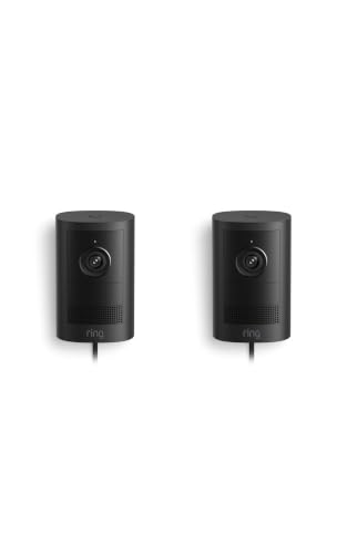 Ring Outdoor Camera 2K, Außenkamera, Netzstecker (neueste Gen.), Einfache Installation, Weitwinkel-Retinal-Video in 2K… – Ansicht 1