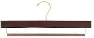 Walnut Pant Hanger w/Non-Slip Bar [ Bundle of 25 ]