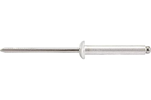 Nove54, Rebite De Repuxo 4,0 Mm X 16,0 Mm, Pacote Com 50 Peças.