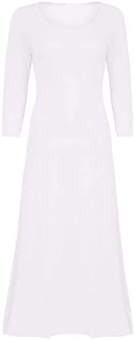 NUOVA LINEA DONNA MAXI ABITO DONNA A MANICHE LUNGHE MAXI JERSEY - Foto 10