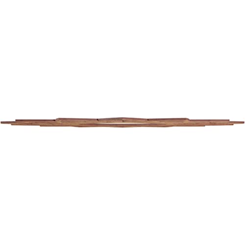 Image of Ekena Millwork 26 inchOD x 10 inchID x 3 /8 inchT Eleanor Wood Fretwork Pierced Ceiling Medallion, Walnut