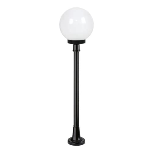 Boule globe opale réverbère extérieur E27 LED compatible étanche IP44 jardin - 2